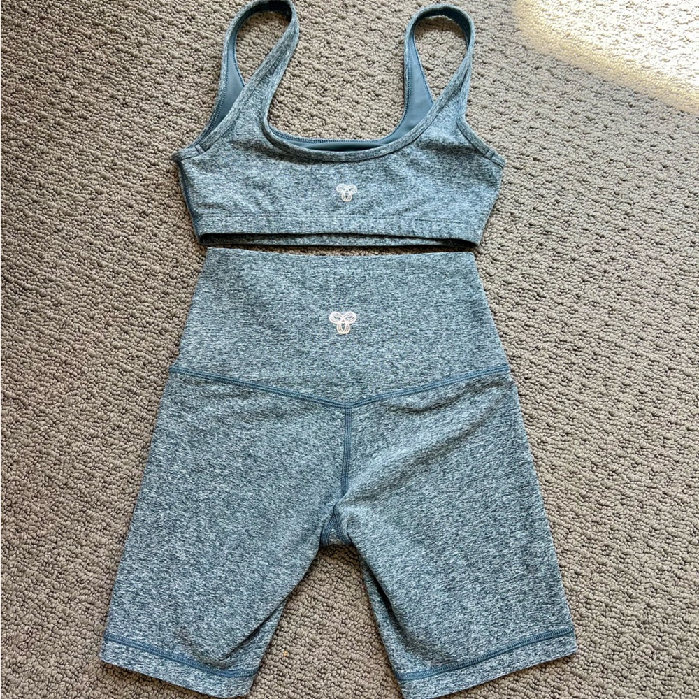 TnAction Sports Bra and Biker Shorts. Originally purchased at Aritzia. Both XS.